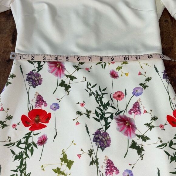 Ted Baker Wesa Hedgerow Dress Floral Sz 1 (US 4/XS) - Picture 13 of 14